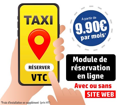 Module de réservation en ligne pour Taxi & VTC